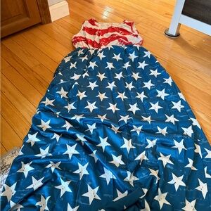 Patriotic Stars and Stripes ladies dress